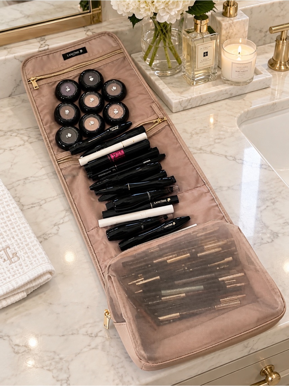 60+ Lot Lancôme Luxury Makeup Set Eyeshadow Mascara Primer Eyeliner Lipliner